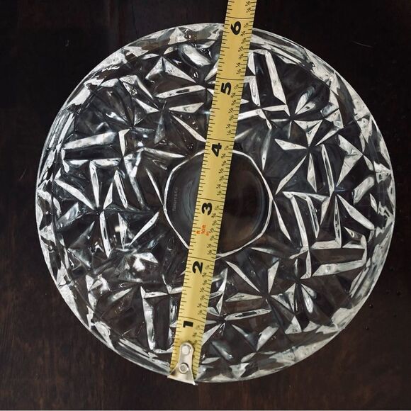 Tiffany & Co. Crystal Star Pattern Candy Dish Bowl - Picture 3 of 5